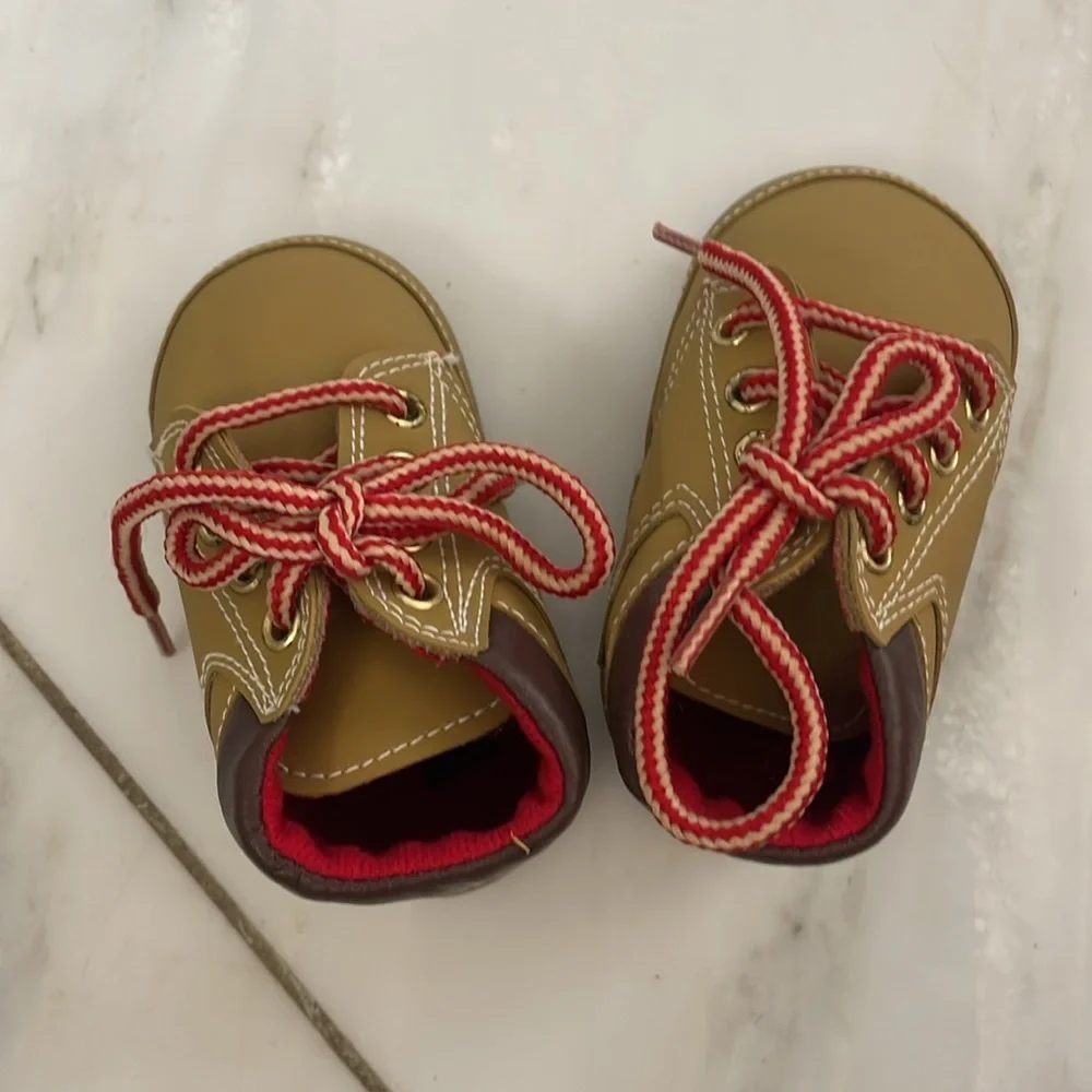 NWT Darling Baby Shoes size 2 infant booties new in box possibly vintage